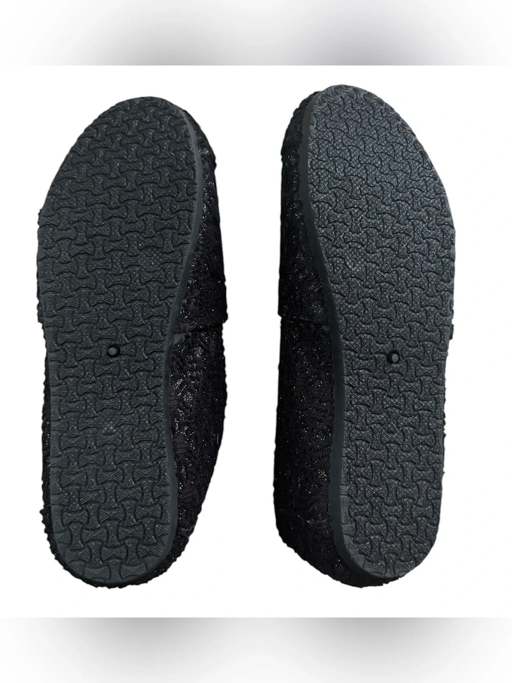 NWOT Black Sparkle Alpargata Flat Shoes – Women's Size 7